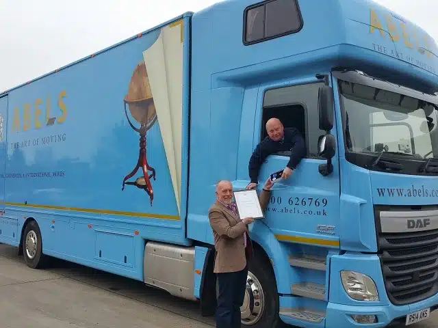 Bob Sanders from Abels Receives IRU Diploma