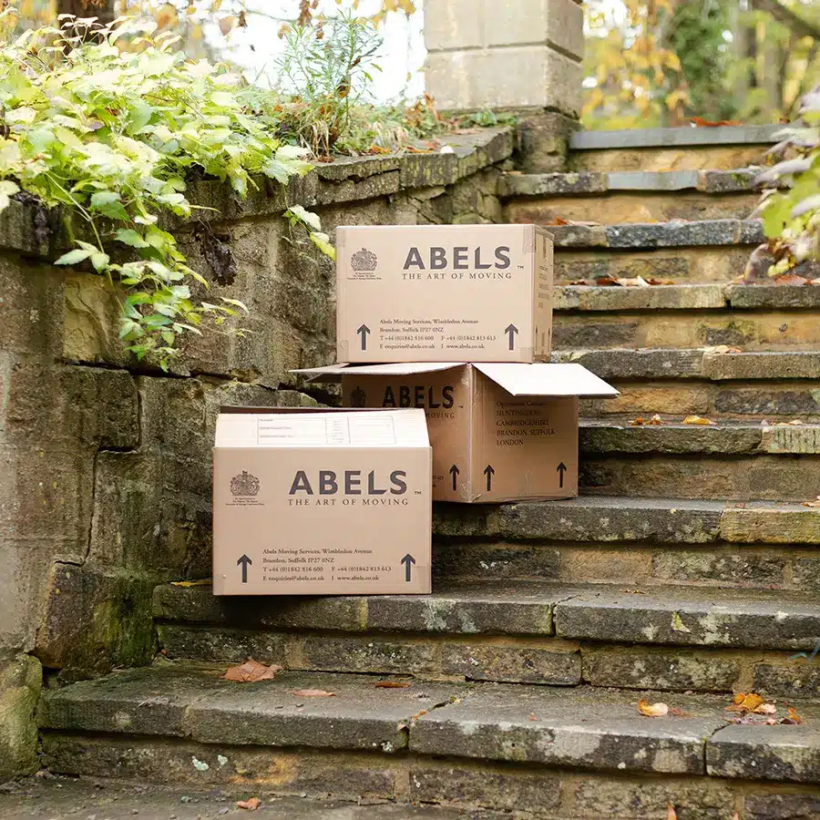 Abels Donates Boxes to Godmanchester Foodbank